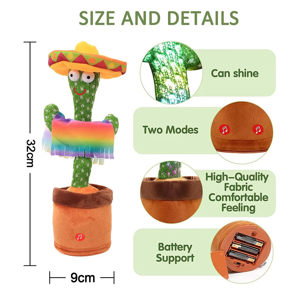 Dancing Cactus Toy – Talking & Singing Plush | Little Learners