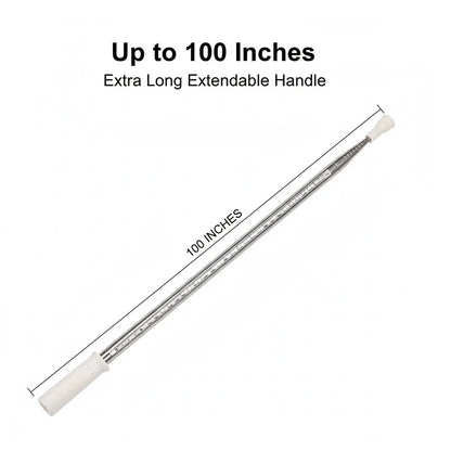 Microfiber Duster – 100-Inch Extendable Handle | Velvet Wipe