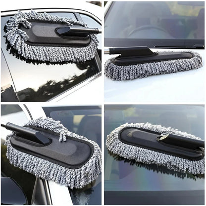 Car Duster – Retractable Handle Microfiber | Velvet Wheels